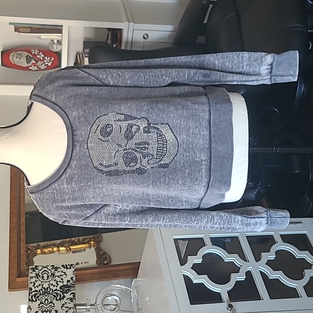 SAKS FIFTH AVENUE Skull Pullover